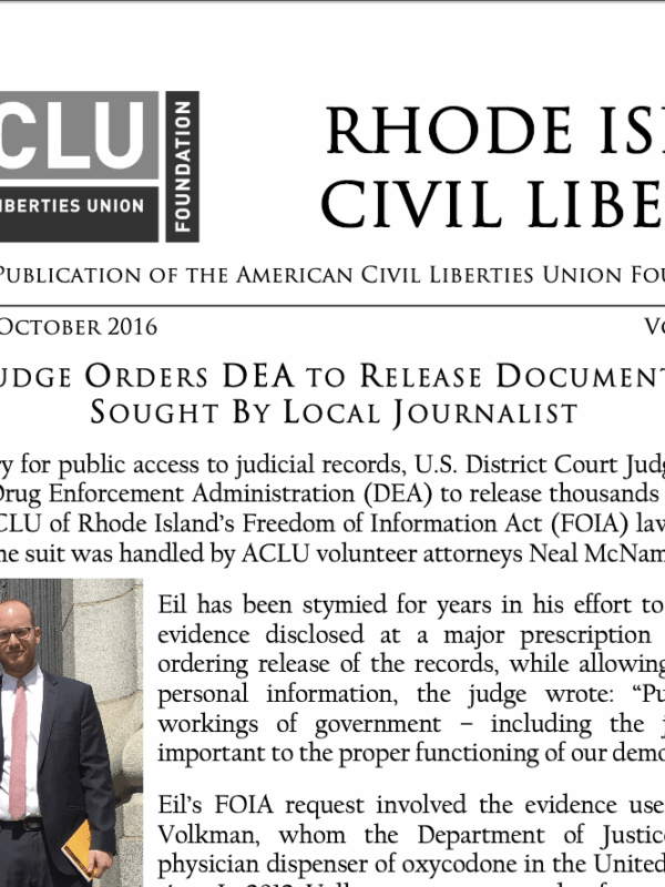 NEWSLETTER - 2016 - Fall