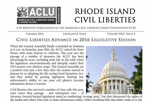 NEWSLETTER - 2016 - Legislative