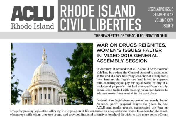 NEWSLETTER - 2018 - Legislative Issue