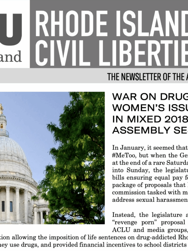 NEWSLETTER - 2018 - Legislative Issue