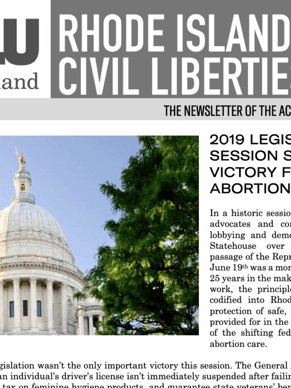 NEWSLETTER - 2019 - Legislative