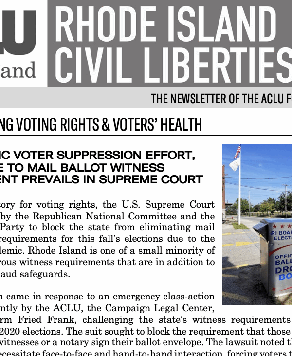 NEWSLETTER - 2020 - Fall