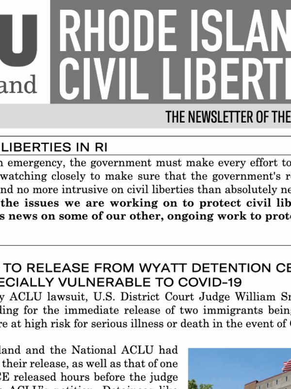 NEWSLETTER - 2020 - Spring