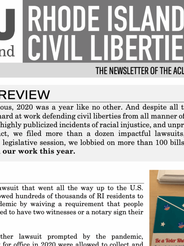 NEWSLETTER - 2020 - Winter