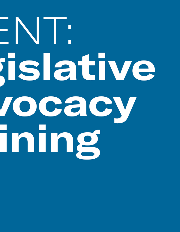 Event: Legislative Advocacy Training