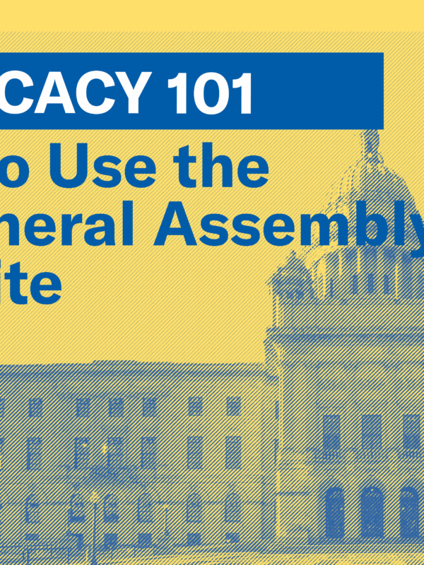 Advocacy 101 - How to Use the RI General Assembly's Website