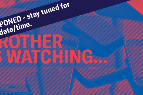 Privacy & tech event has been postponed.
