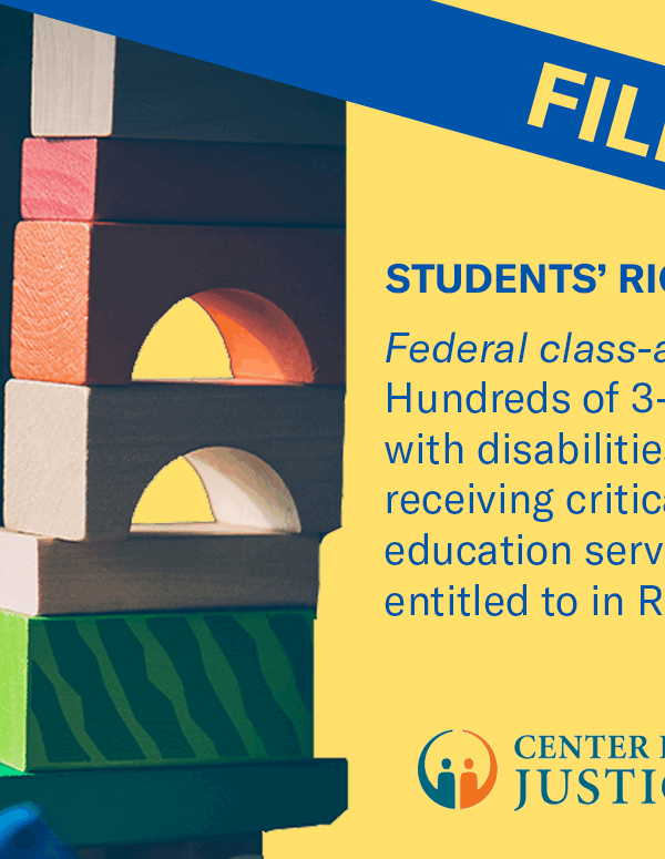 Federal Class-Action Lawsuit for Special Education Services