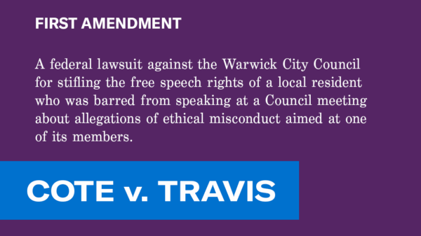 Cote v. Travis First Amendment Case