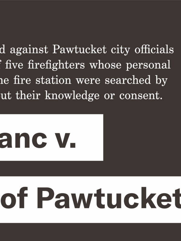 LeBlanc v. City of Pawtucket