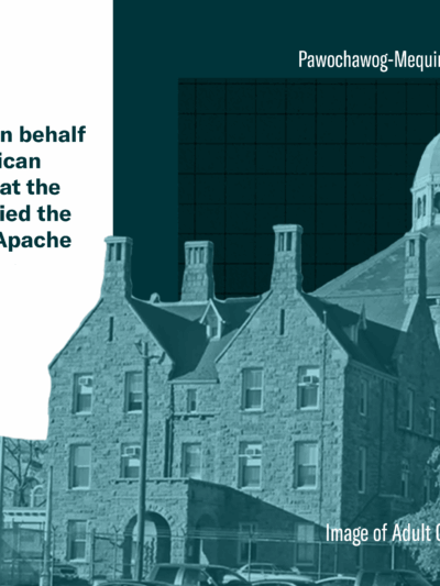 ACLU Sues Over ACI’s Failure to Accommodate Native American Prisoner’s Religious Freedom