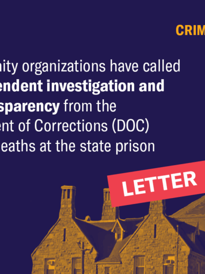 Letter - Deaths at the ACI