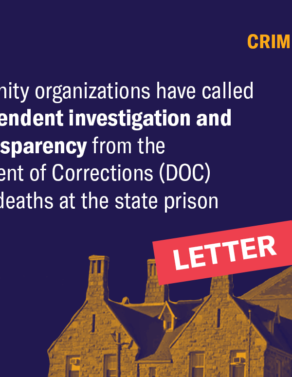 Letter - Deaths at the ACI