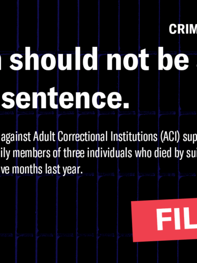 Lawsuit Filed: Deaths at the ACI