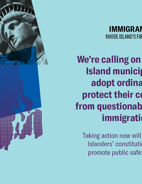 Letter to municipalities urging adoption of immigration ordinances