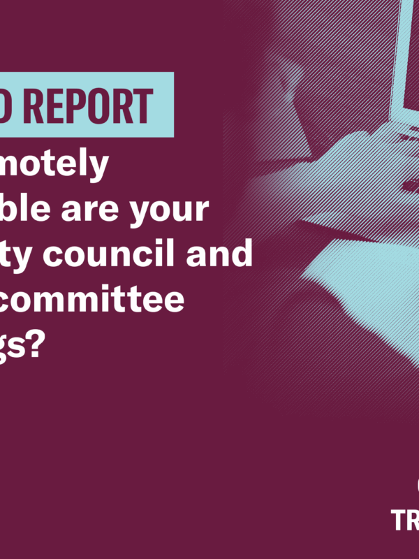 ACLU Report Urges Improvement in Municipal Practices Governing the Public’s Remote Access to Public Meetings