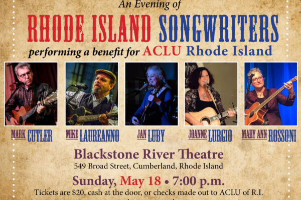 Benefit Concert: Rhode Island Songwriters