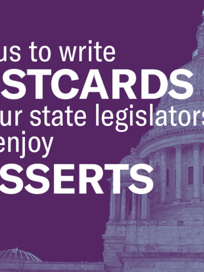 Postcards & Desserts on April 15, 2025