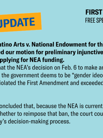 RILA v. NEA - Case Update