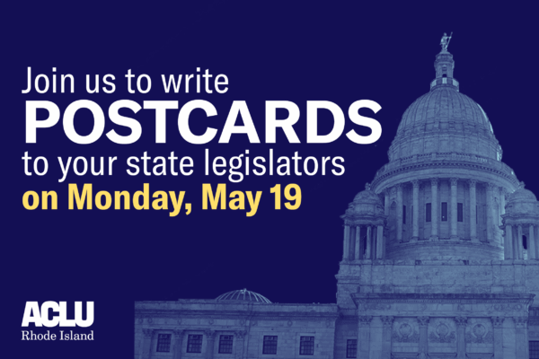 Event: Postcards to Legislators on May 19