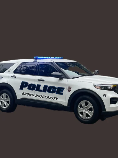 Brown University Police Car
