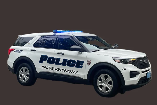 Brown University Police Car