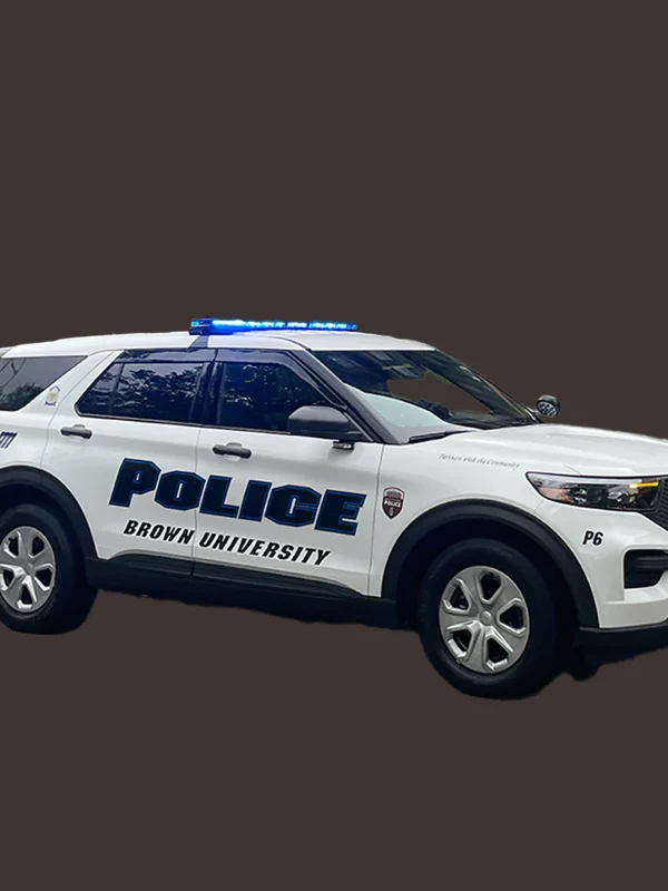 Brown University Police Car
