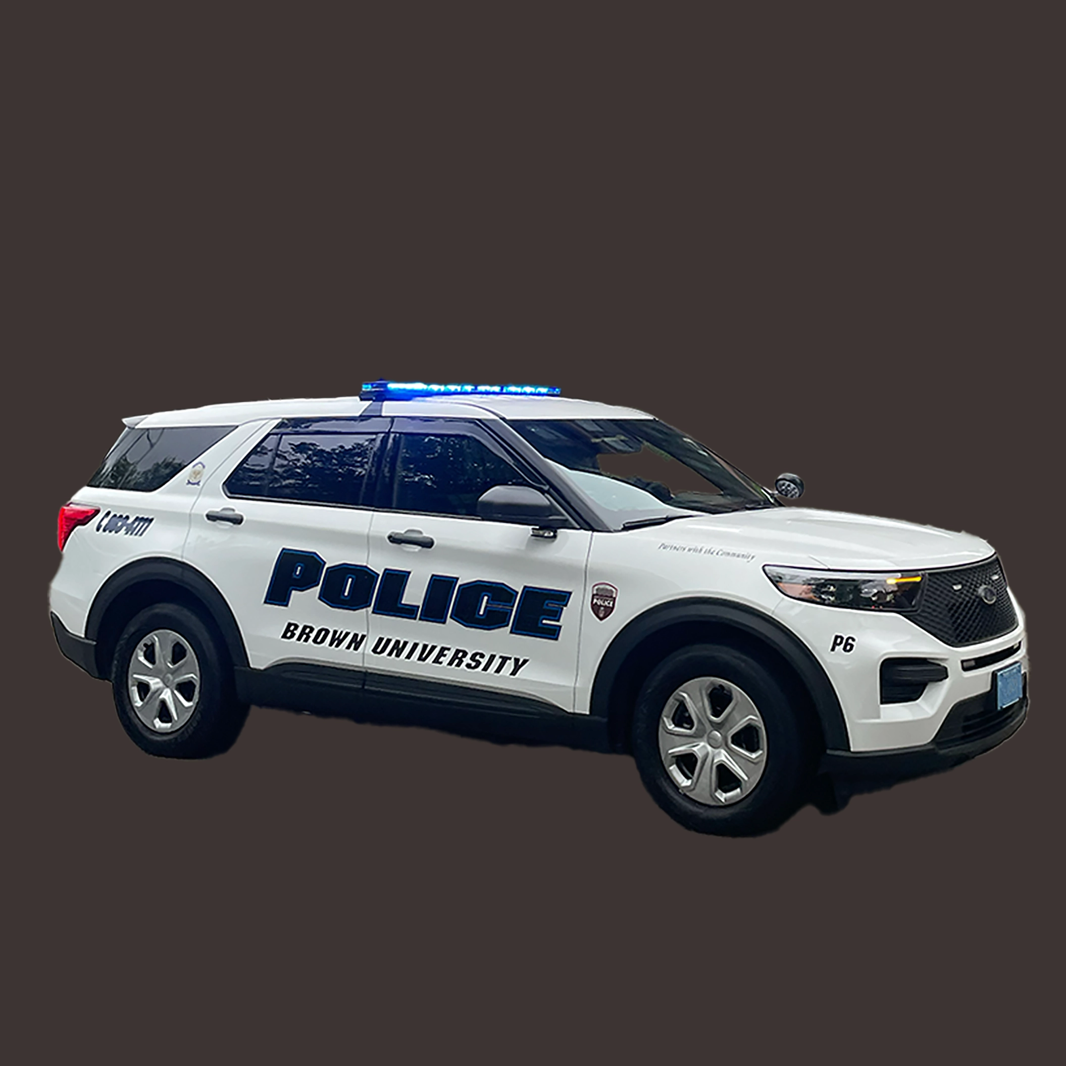 Brown University Police Car