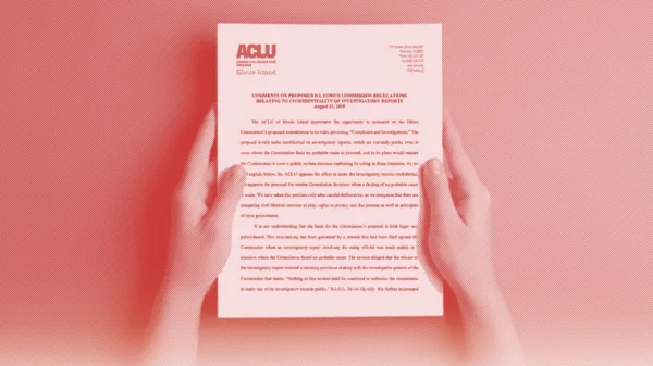 letters and testimony pink graphic