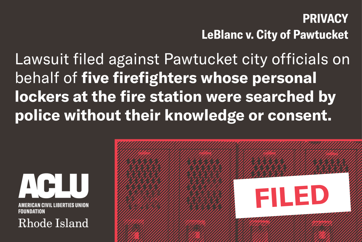 LeBlanc v. City of Pawtucket filed