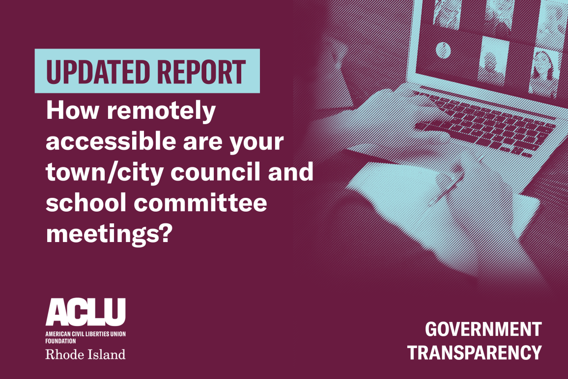 ACLU Report Urges Improvement in Municipal Practices Governing the Public’s Remote Access to Public Meetings