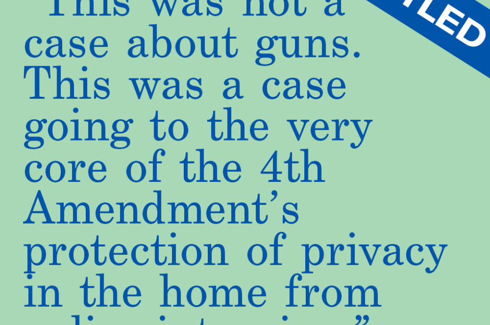 ACLU Cranston Settle Major Search and Seizure Case that Went to the U.S. Supreme Court ACLU of Rhode Island