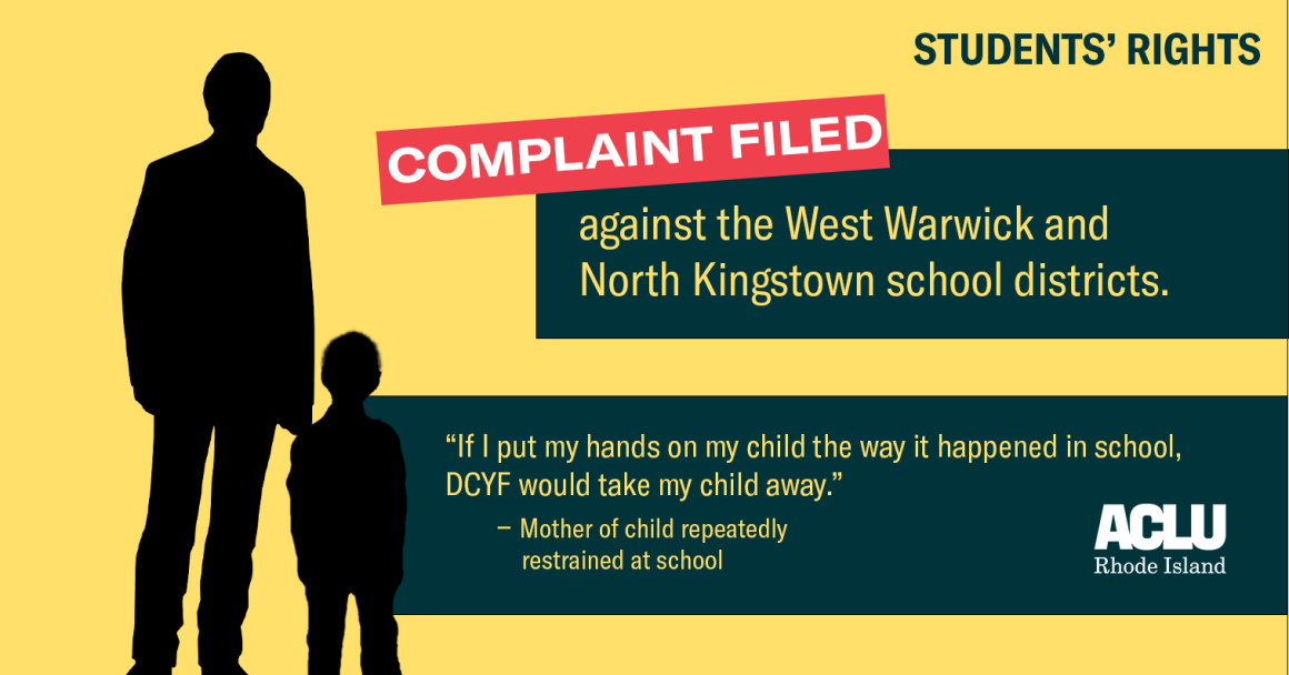 Complaint Alleges Special Education Children Unlawfully Restrained in West Warwick, North Kingstown Schools