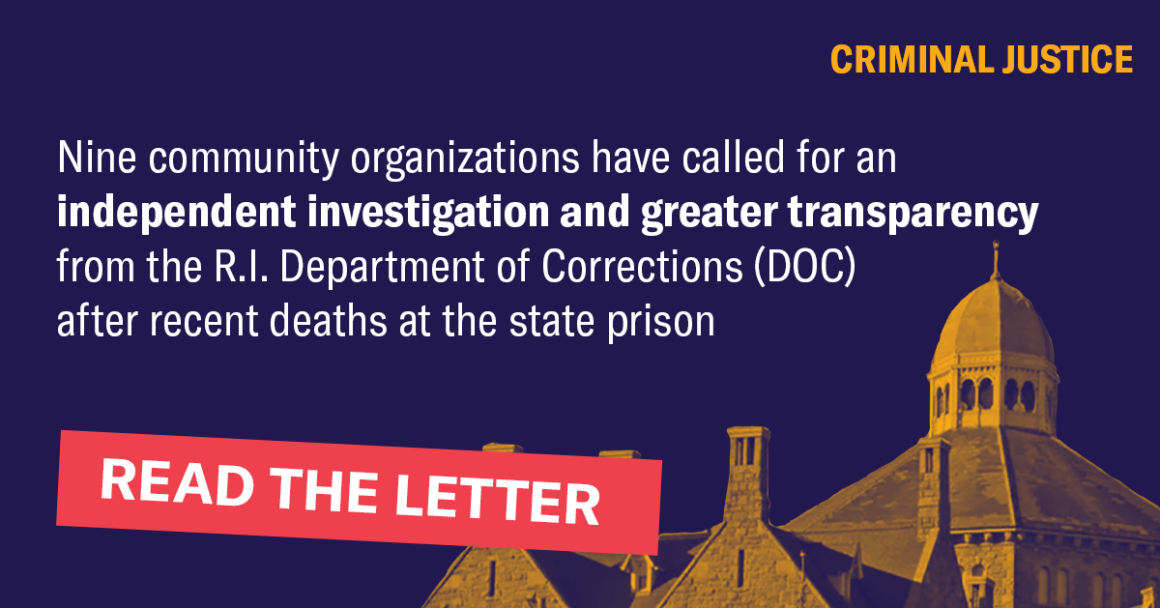 Nine Organizations Call for Independent Investigation after Recent Deaths at the State Prison 