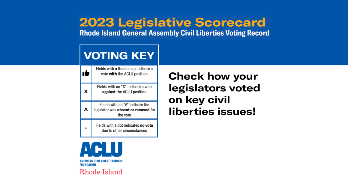 2023 RI Legislative Scorecard
