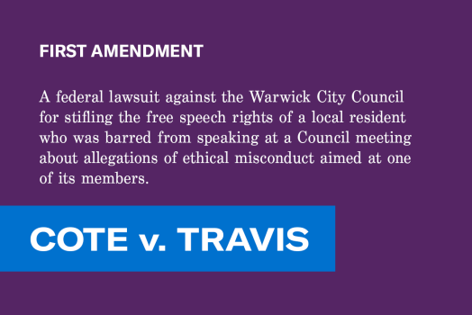Cote v. Travis First Amendment Case