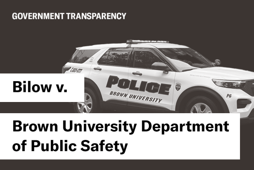 Bilow v. Brown University Department of Public Safety