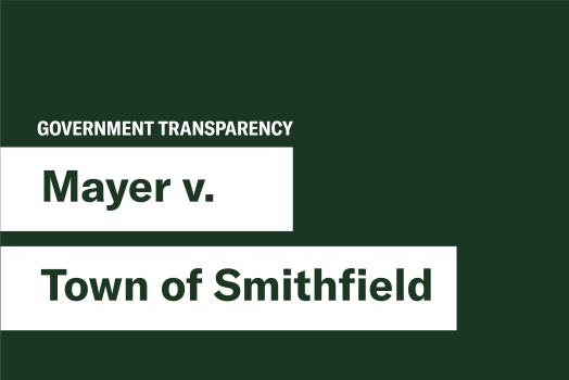 Mayer v. Town of Smithfield Mayer v. Town of Smithfield