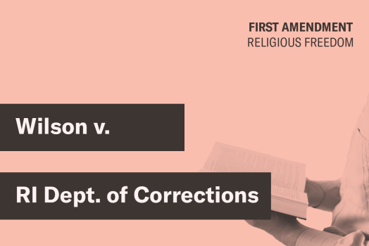 Wilson v. RI DOC