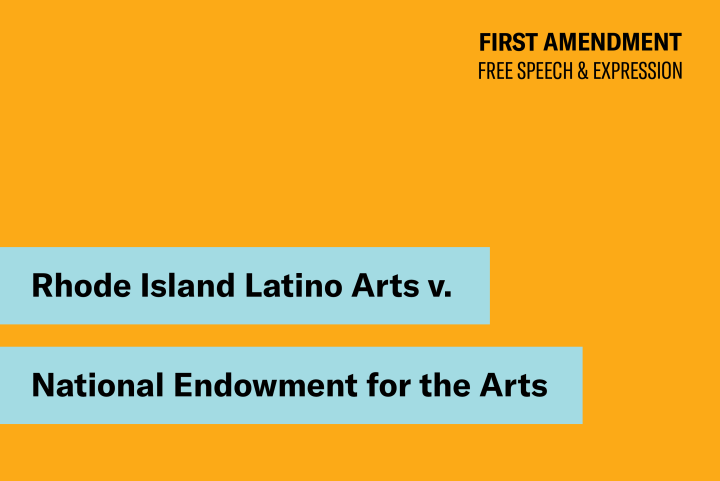 Rhode Island Latino Arts v. NEA