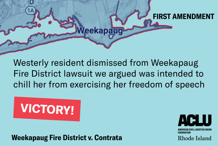 Westerly resident dismissed from Weekapaug Fire District shore access case after ACLU intervention