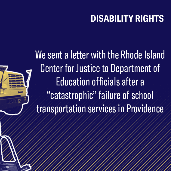 Letter to Department of Education Calls for Immediate Action to Address Providence School Bus Transportation Fiasco Letter to Department of Education Calls for Immediate Action to Address Providence School Bus Transportation Fiasco