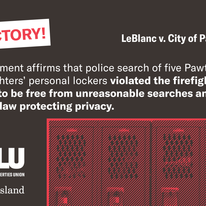 LeBlanc v City of Pawtucket Settled LeBlanc v City of Pawtucket Settled