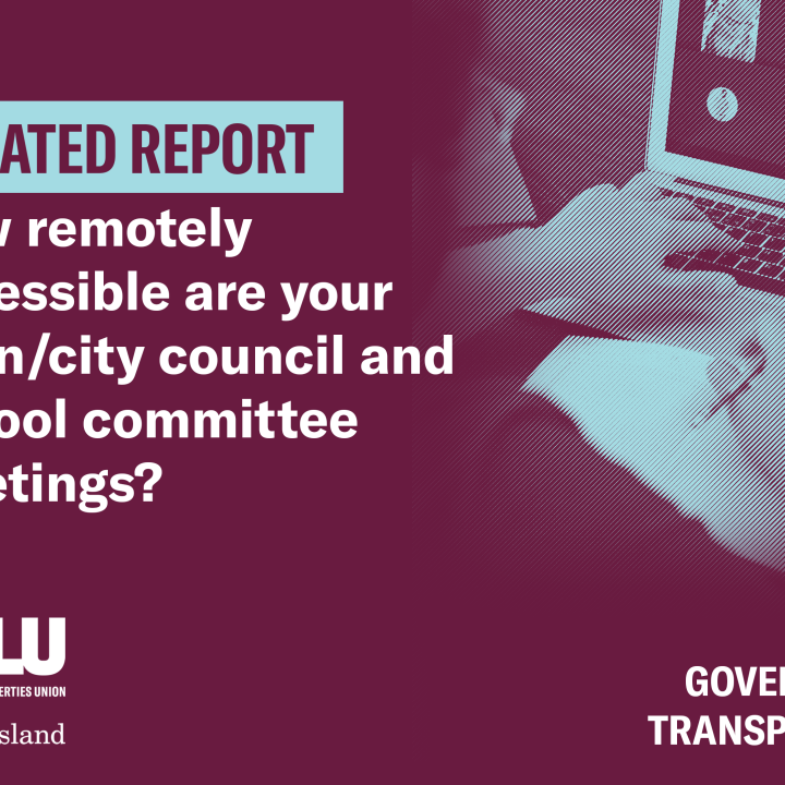 ACLU Report Urges Improvement in Municipal Practices Governing the Public’s Remote Access to Public Meetings