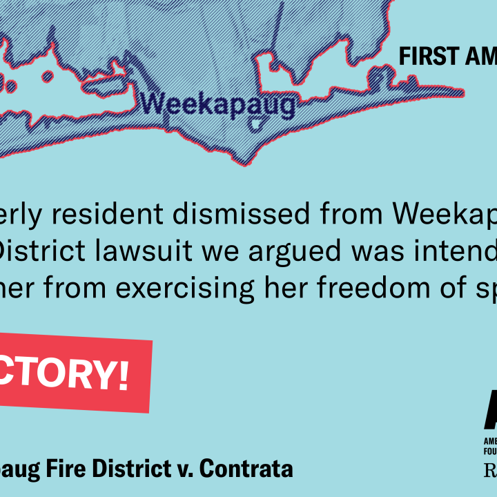 Westerly resident dismissed from Weekapaug Fire District shore access case after ACLU intervention