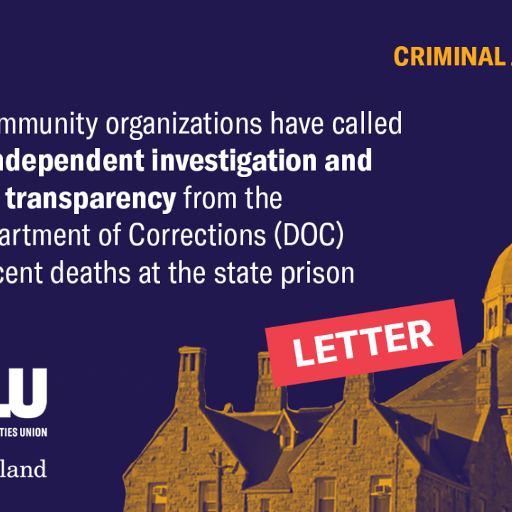 Letter - Deaths at the ACI Letter - Deaths at the ACI