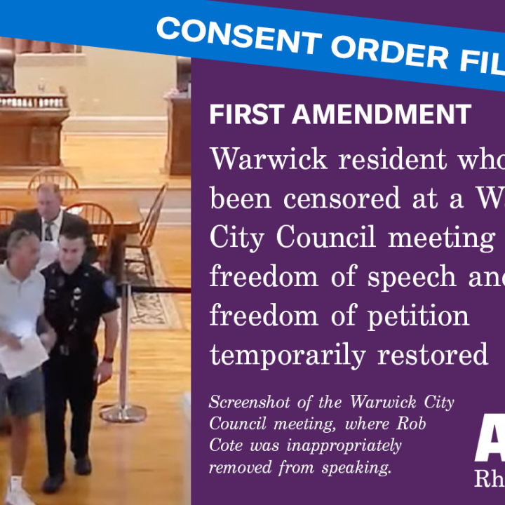 Consent Order Filed in Cote v. Travis Consent Order Filed in Cote v. Travis