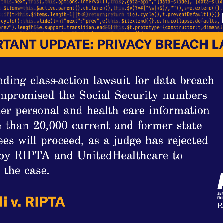 Morelli v RIPTA update