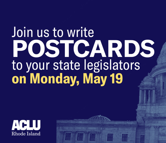 Event: Postcards to Legislators on May 19